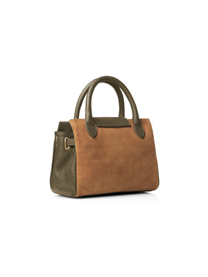 Refurbished Mini Windsor Handbag - Tan & Olive