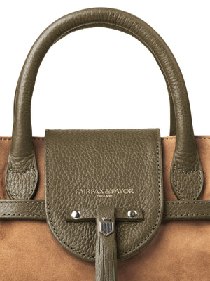 Refurbished Mini Windsor Handbag - Tan & Olive