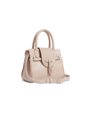 Refurbished Mini Windsor Handbag - Blush Croc