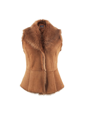 The Elizabeth Gilet - Tan