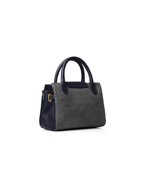 Refurbished Mini Windsor Handbag - Grey & Navy