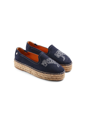 The Saint Tropez Jaguar Embroidery - Navy