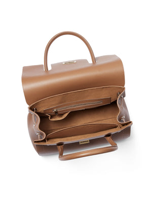 The Loxley Shoulder Bag - Pebbled Tan Leather