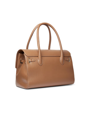 The Loxley Shoulder Bag - Pebbled Tan Leather