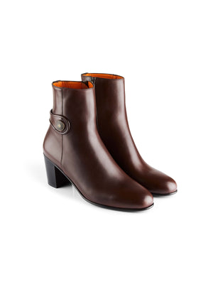 The Upton Ankle Boot - Mahogany Leather