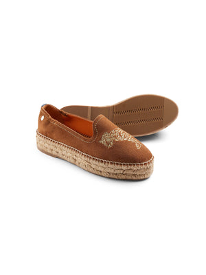 The Saint Tropez Jaguar Embroidery - Tan