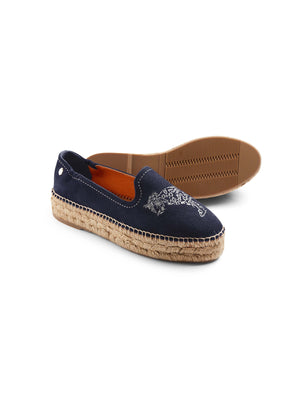 The Saint Tropez Jaguar Embroidery - Navy