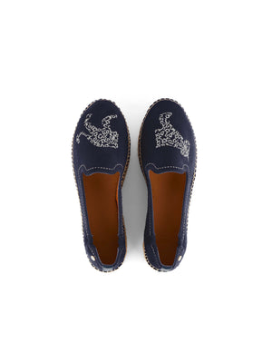 The Saint Tropez Jaguar Embroidery - Navy