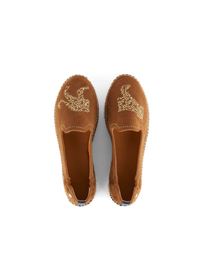 The Saint Tropez Jaguar Embroidery - Tan