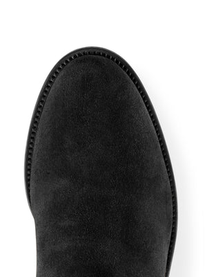 The Regina (Narrow Fit) - Black Suede