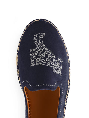 The Saint Tropez Jaguar Embroidery - Navy