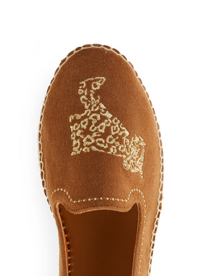 The Saint Tropez Jaguar Embroidery - Tan