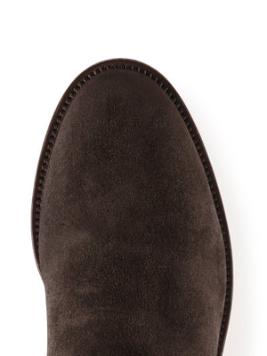 The Heeled Regina (Chocolate) Sporting Fit - Suede Boot