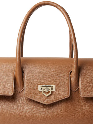 The Loxley Shoulder Bag - Pebbled Tan Leather