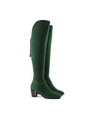 The Heeled Amira - Limited Edition Emerald Green