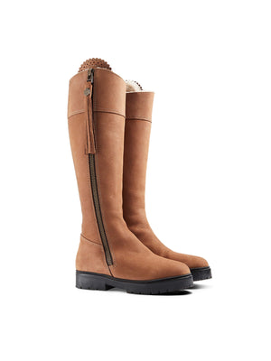 The Shearling Lined Regina (Cognac) Regular Fit - Nubuck Boot