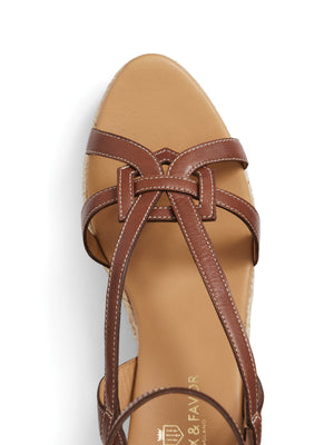 The Rome Wedge - Tan